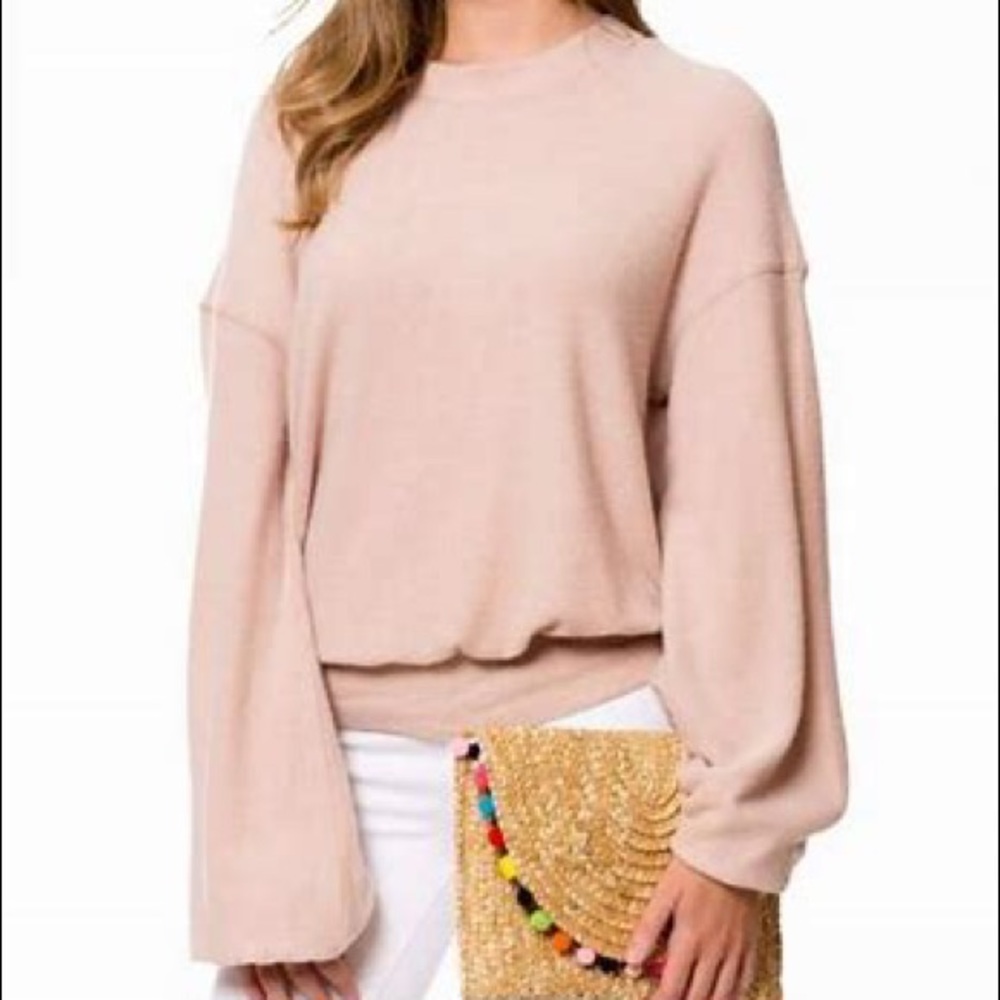 NWOT Free People TGIF Beach Sweater in Medium
